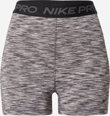 NIKE Skinny Sportshorts in Schwarz: predná strana