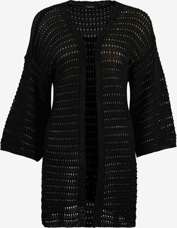 LELA Knit Cardigan 'Lela' in Black: front