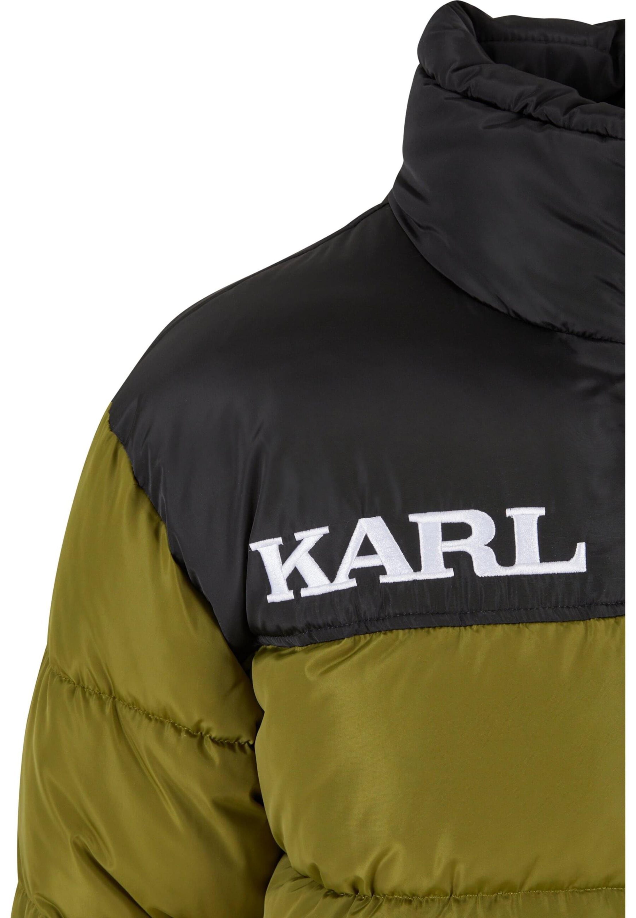 Karl KaniZimska jakna 'Retro Essential' - zelena boja