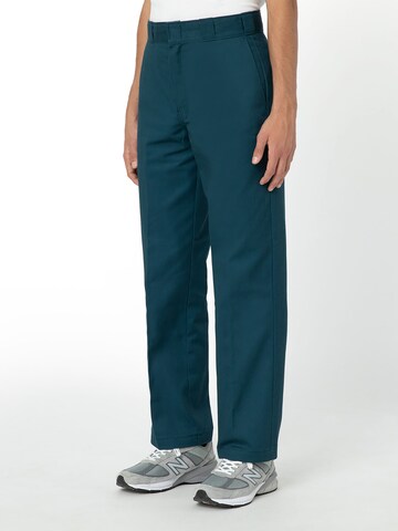 DICKIES Обычный Плиссированные брюки 'WORK' в Синий