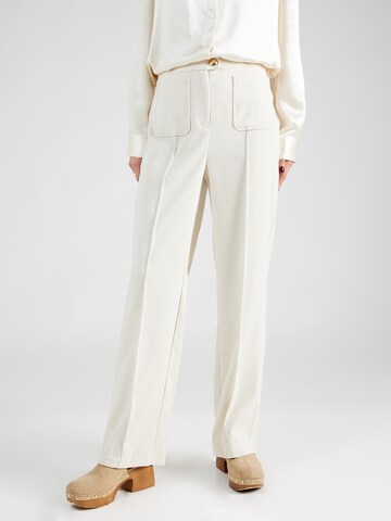 VERO MODA Loose fit Trousers 'GECINA' in Beige: front