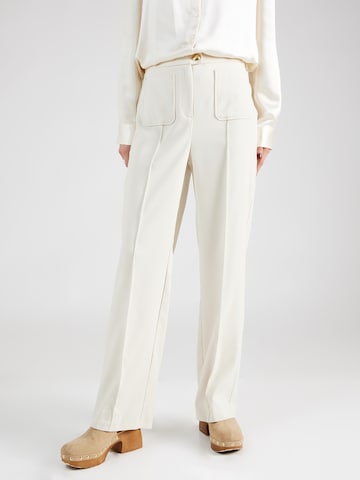 Loosefit Pantalon 'GECINA' VERO MODA en beige : devant