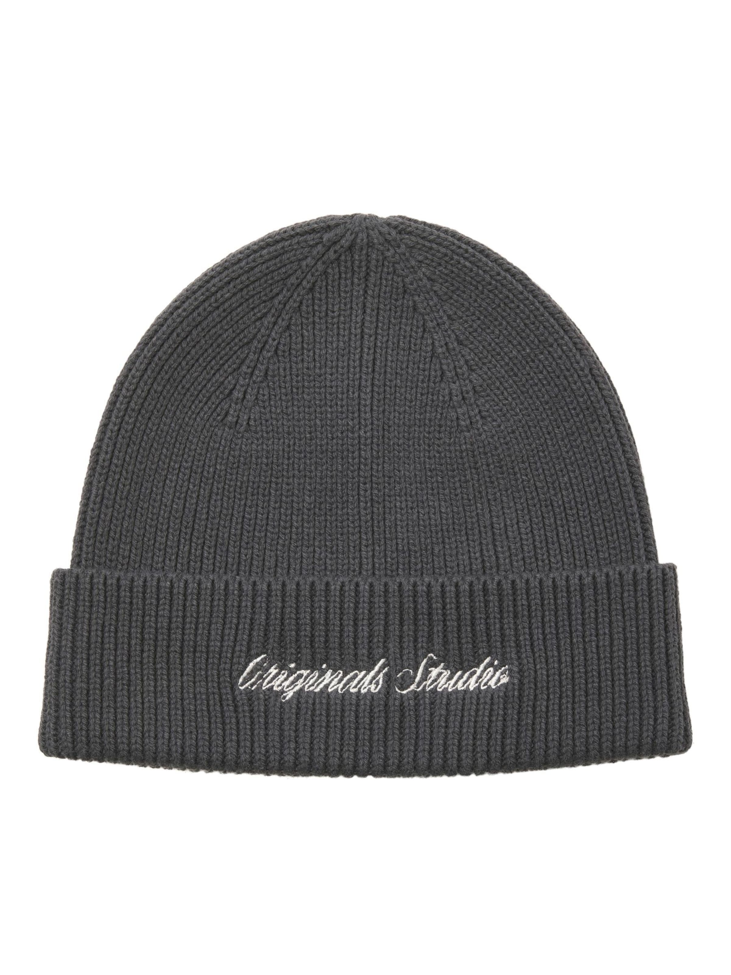 JACK & JONES Beanie 'JACNorrebro' in Grey: front