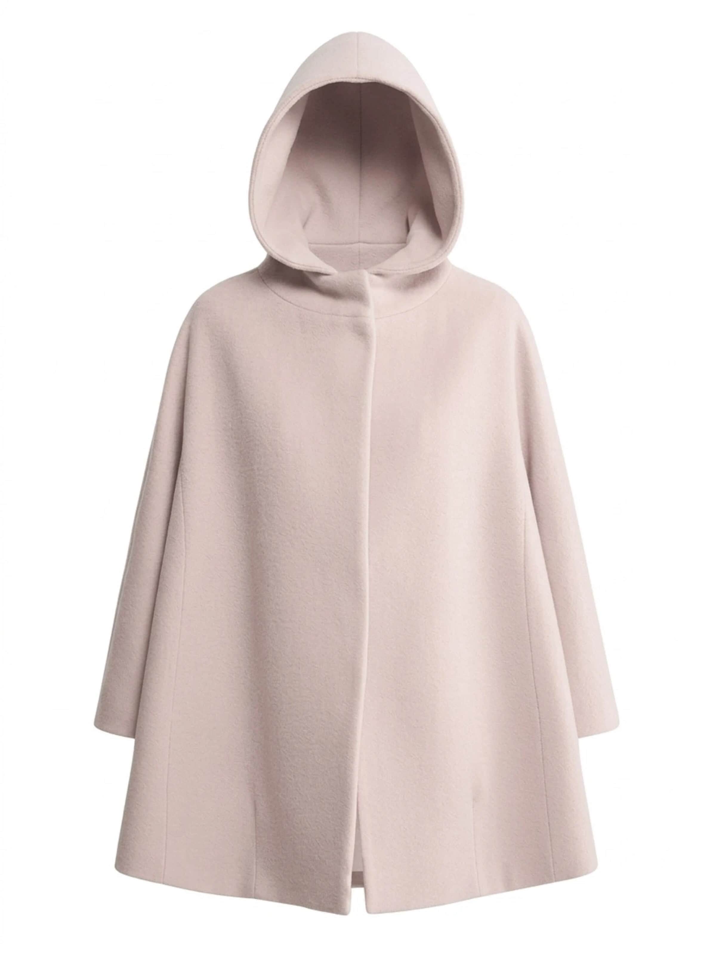 Il Lanificio Between-seasons coat in Beige: front