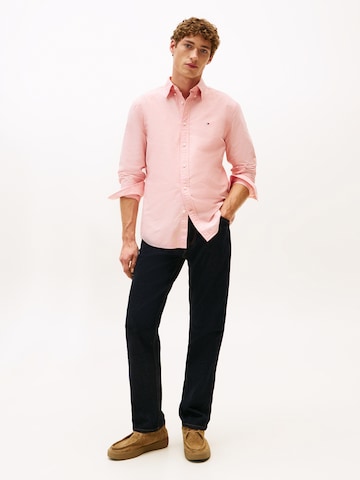 TOMMY HILFIGER Regular Fit Hemd 'HERITAGE' in Orange