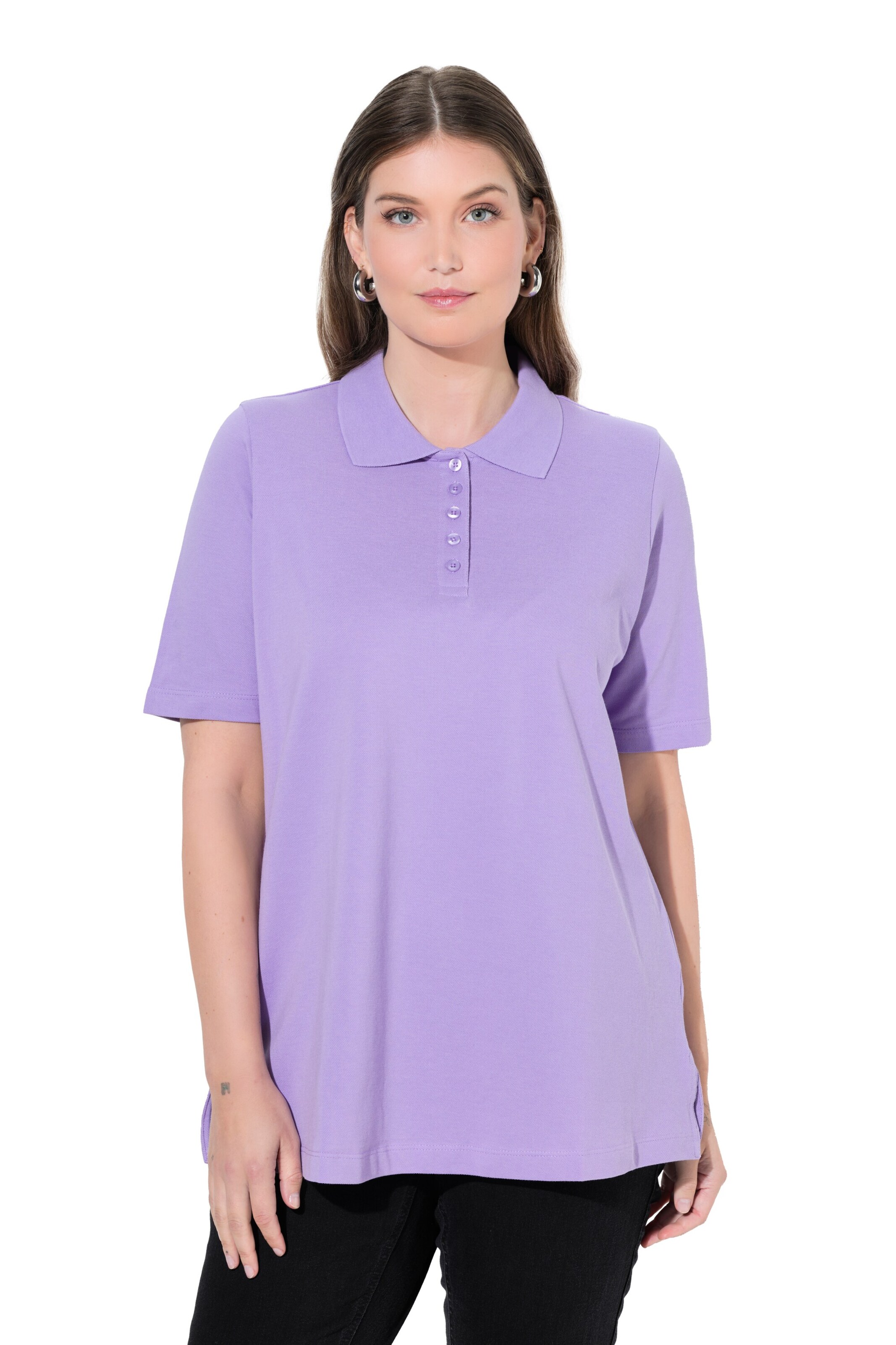 Ulla Popken Shirt in Lila: Vorderseite
