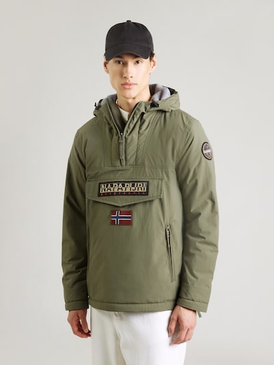 NAPAPIJRI Prechodná bunda 'RAINFOREST' - kaki / olivová / čierna, Produkt