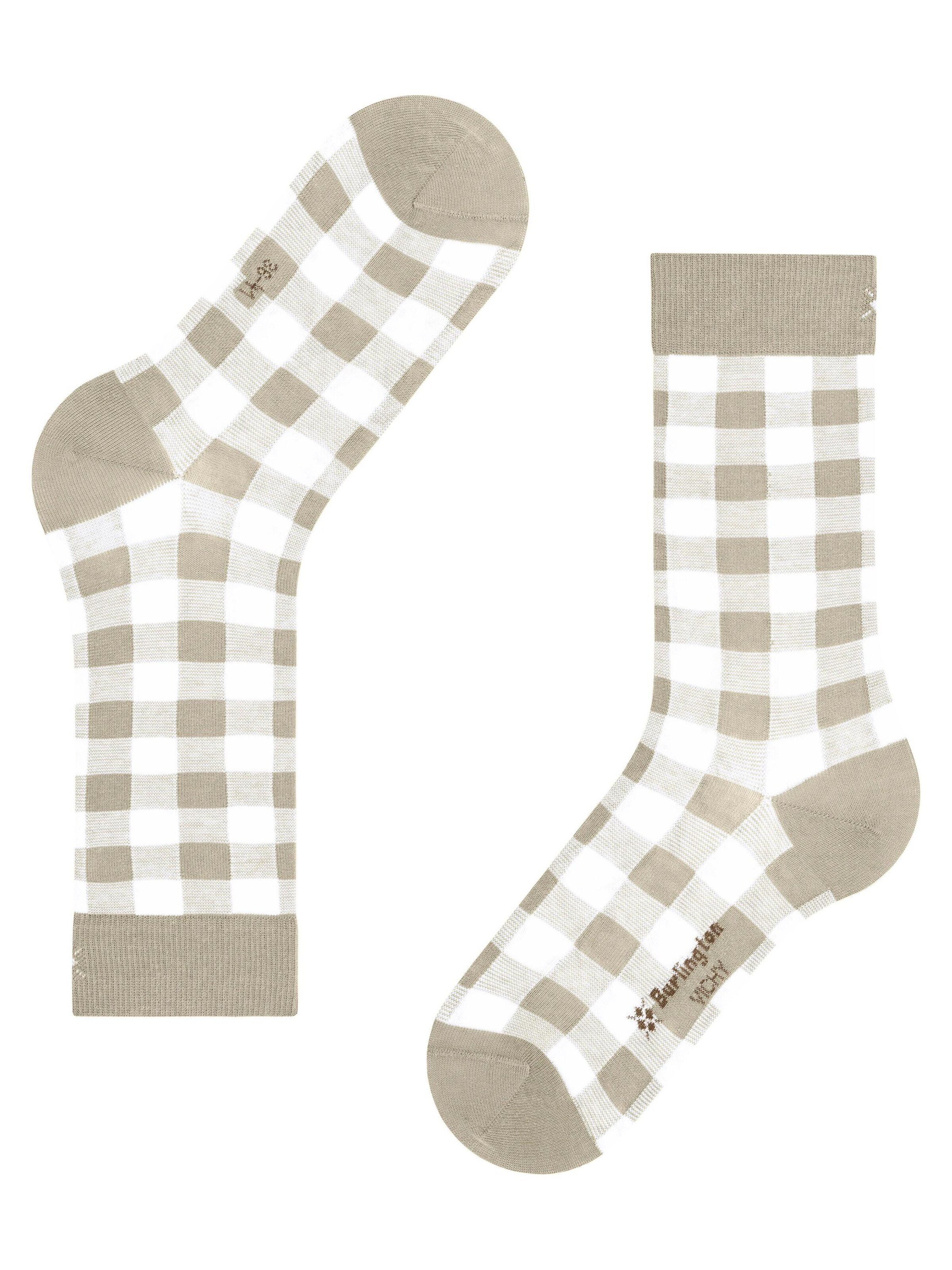 BURLINGTON Socken 'Vichy'‌‌‌‌‌‌‌ in Beige