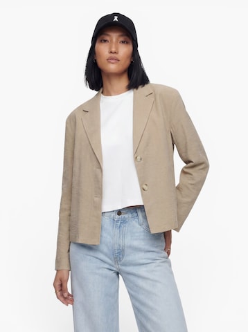 OBJECT Kavaj 'OBJRINI' i beige: framsida