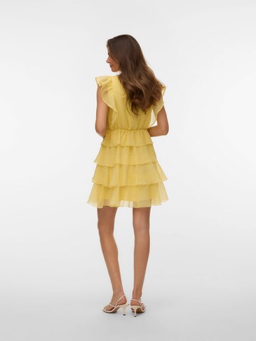 VERO MODA Kleid 'VMSabrina' in Gelb