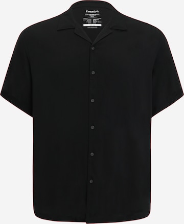Jack & Jones Plus Comfort fit Button Up Shirt 'JEFF' in Black: front