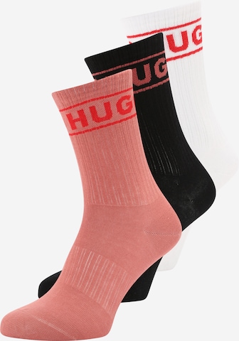 HUGO Носки в Ярко-розовый: спереди