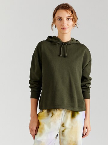 PIECES Sweatshirt 'PCChilli' in Green: front