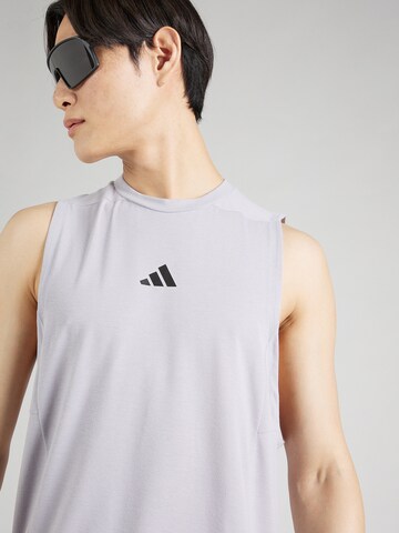 T-Shirt fonctionnel 'D4T Workout' ADIDAS PERFORMANCE en gris