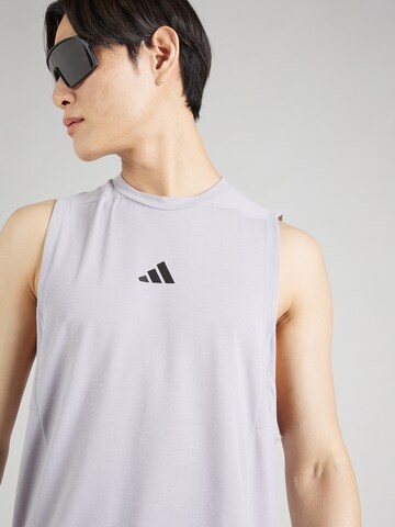 ADIDAS PERFORMANCE Functioneel shirt 'D4T Workout' in Grijs