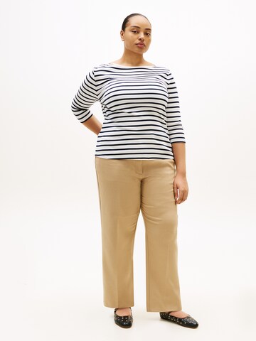 Tommy Hilfiger Curve - Camiseta en blanco