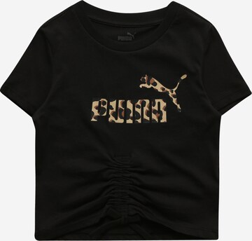 PUMA T-Shirt 'Essential' in Schwarz: predná strana