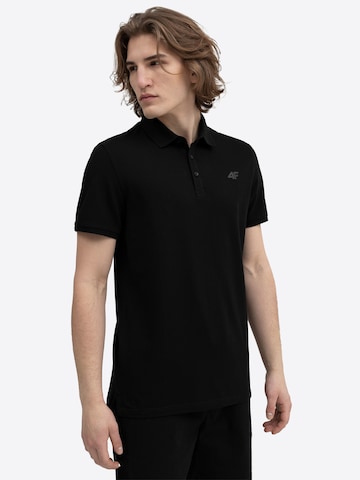 4F Funktionsskjorte i sort: forside