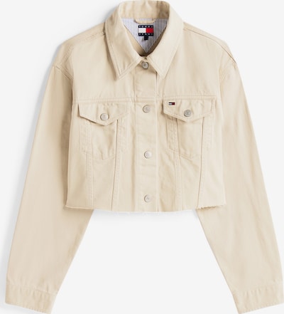 Demisezoninė striukė iš Tommy Jeans, spalva – tamsiai mėlyna jūros spalva / rusvai žalia / raudona / balta, Prekių apžvalga