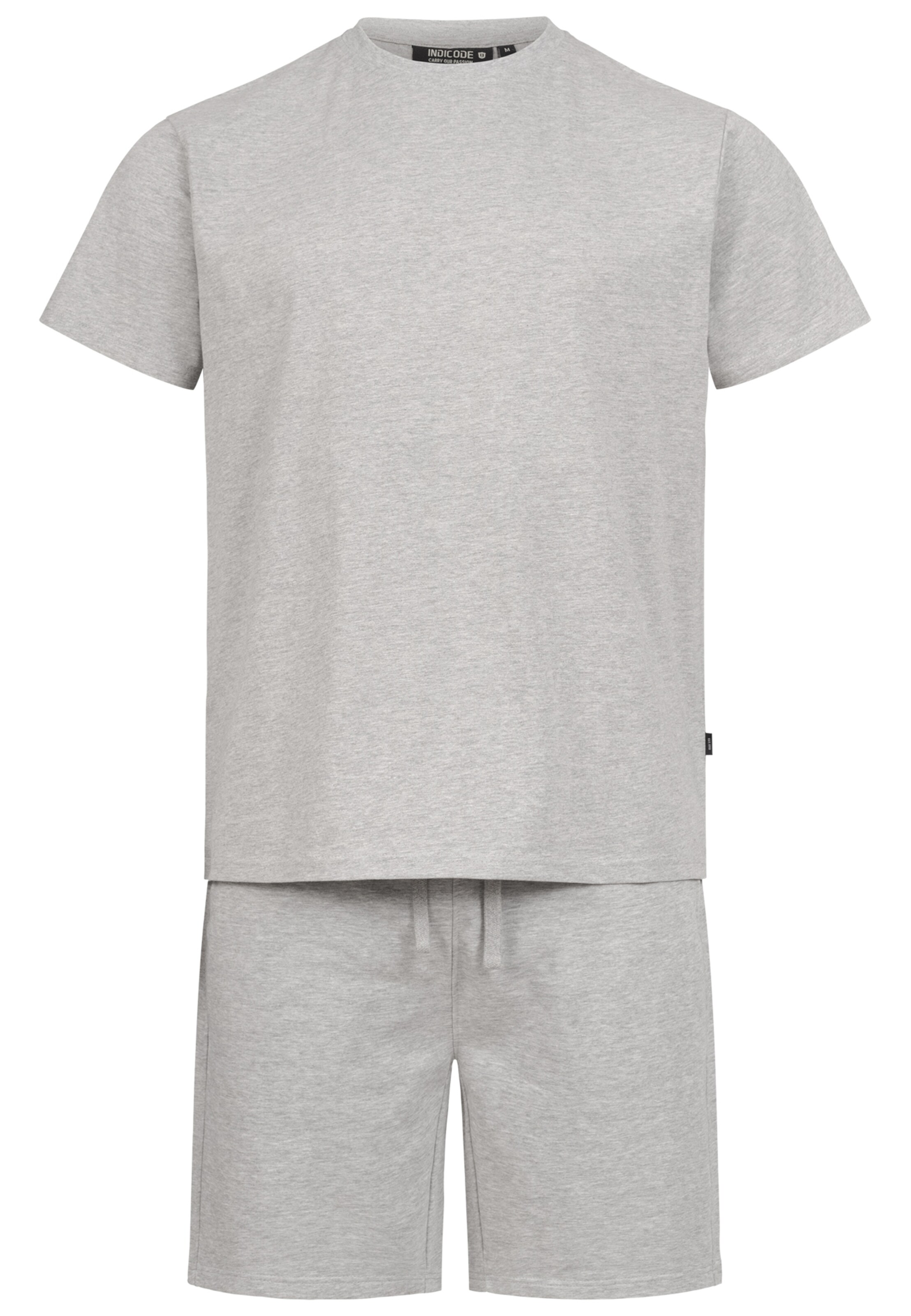 INDICODE JEANS Regular Loungewear 'Comfy' in Grey: front