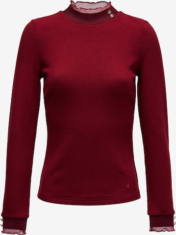 Pull-over Salsa Jeans en rouge : devant