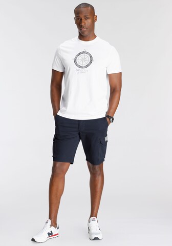 DELMAO Regular Shorts in Blau
