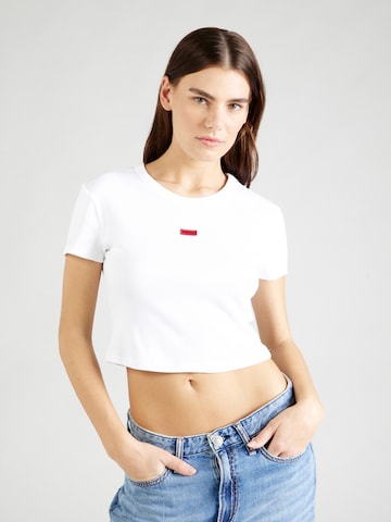 T-shirt 'Deluisa_1' HUGO Red en blanc : devant