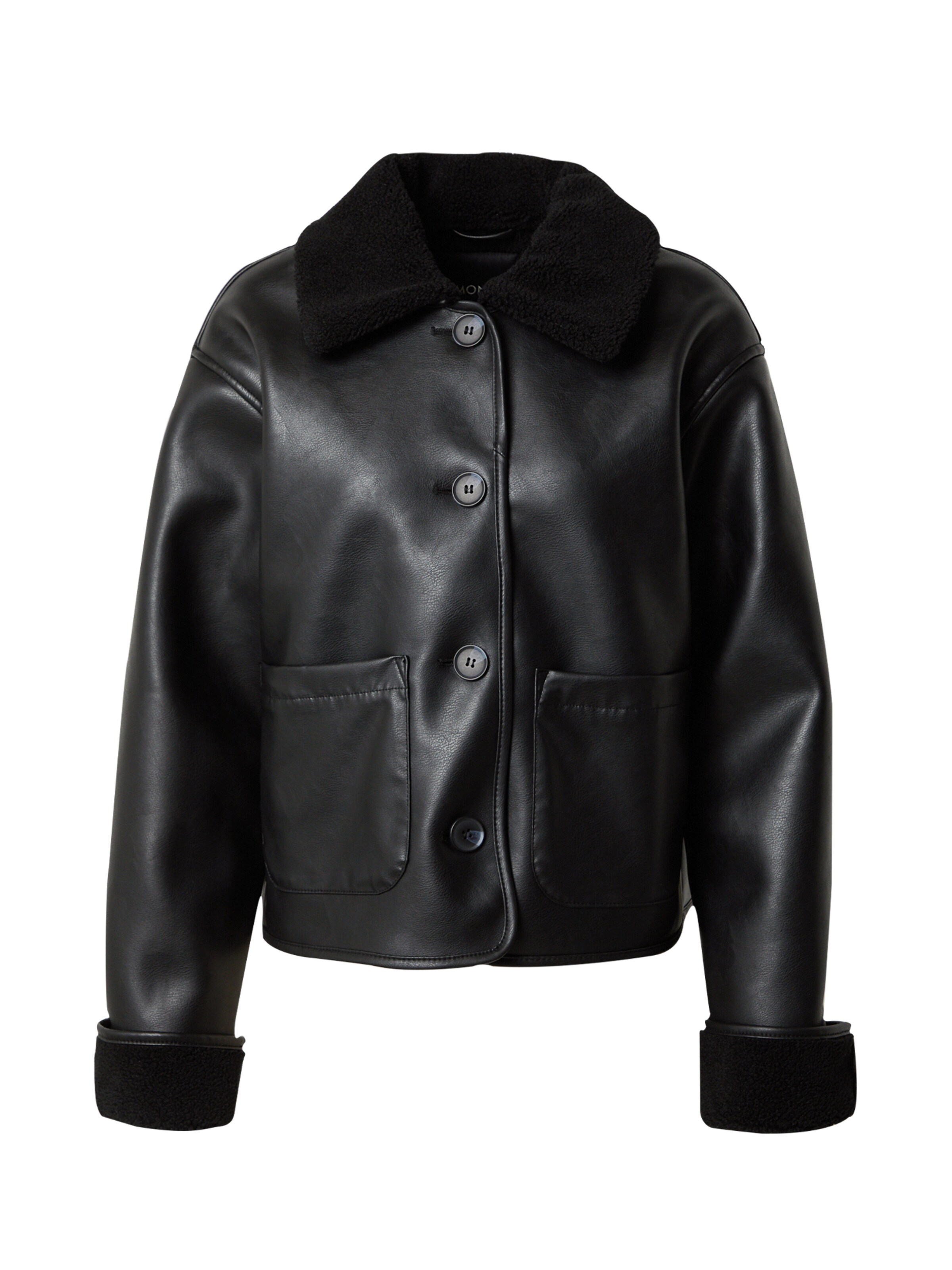 Monki Téli dzseki - fekete: elől