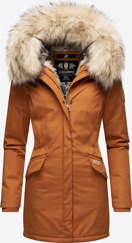 Manteau d’hiver 'Cristal' NAVAHOO en marron : devant