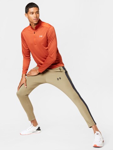 UNDER ARMOUR Performance Shirt 'Speed Stride 2.0' in Orange