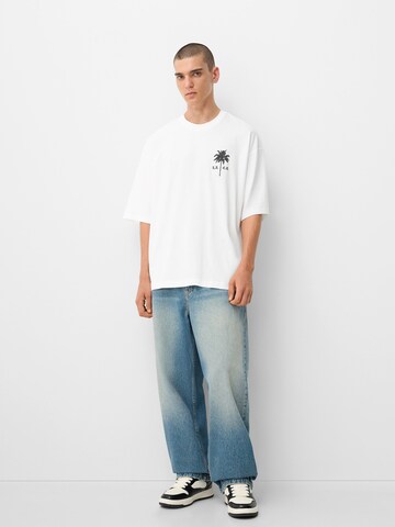 Bershka Tričko - Biela