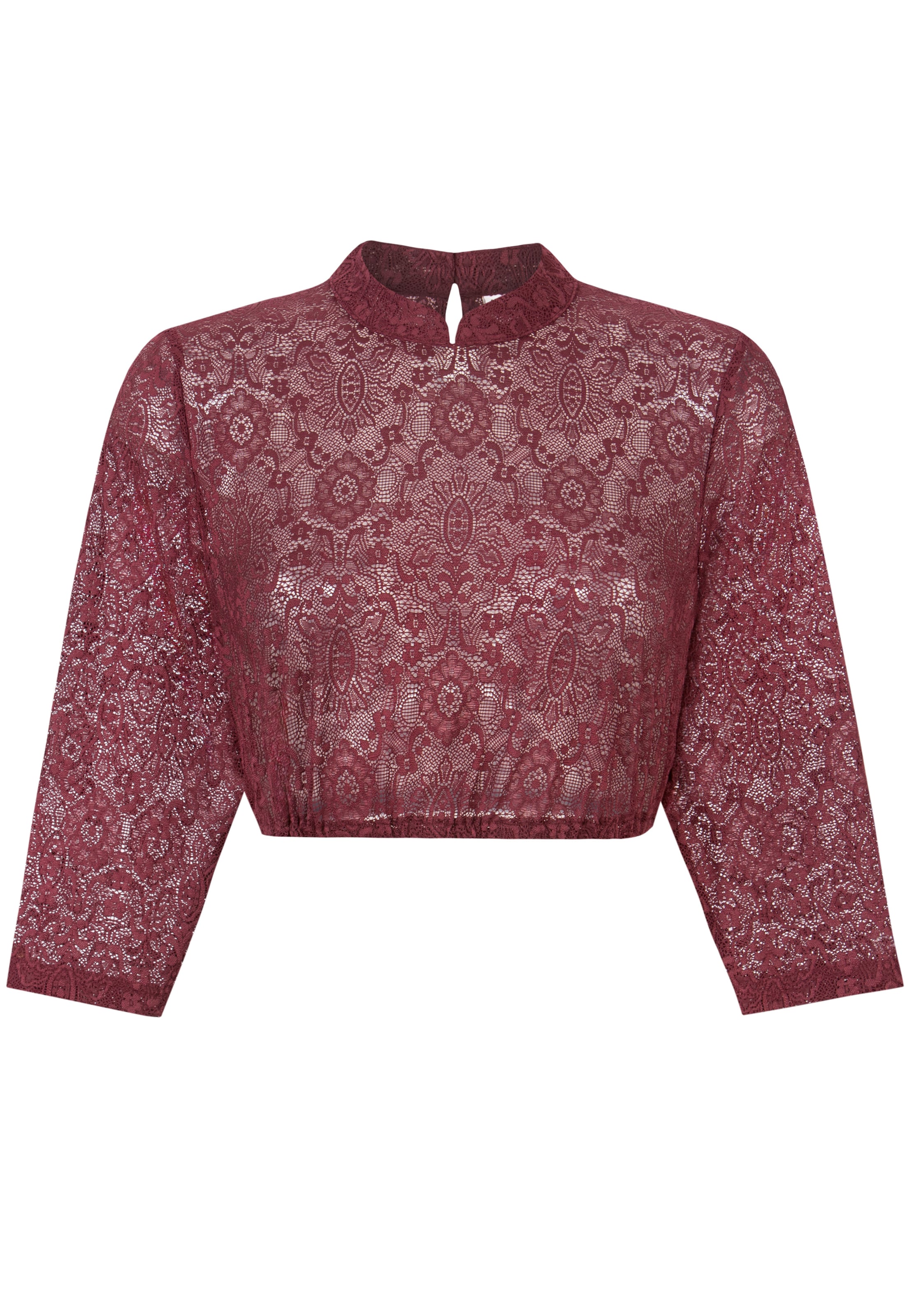 STOCKERPOINT Klederdracht blouse 'Celine' in Rood: voorkant