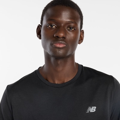 new balance Functioneel shirt in de kleur Zwart, Productweergave