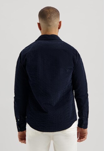 Dstrezzed Comfort fit Button Up Shirt 'Patric' in Blue