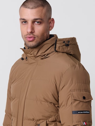 KOROSHI Winter Jacket in Brown