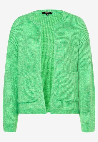 MORE & MORE Knit cardigan in Green: front