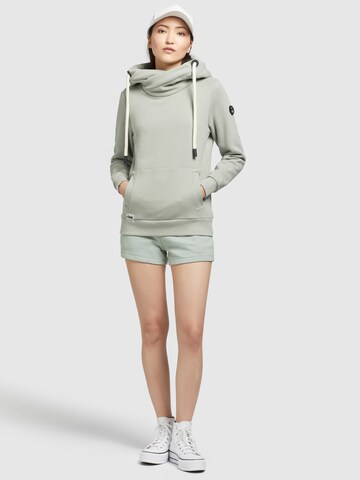 khujo Sweatshirt 'Rhabea' in Grün