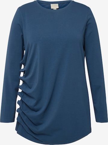 Ulla Popken Shirt in Blauw: voorkant