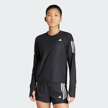 ADIDAS PERFORMANCE - Camiseta funcional 'Own The Run' en negro: frente