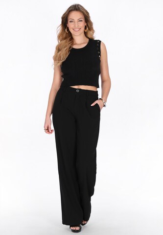 Haut 'Festive' faina en noir
