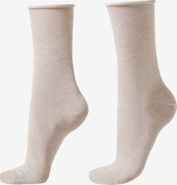 CALZEDONIA Socks in Beige: front