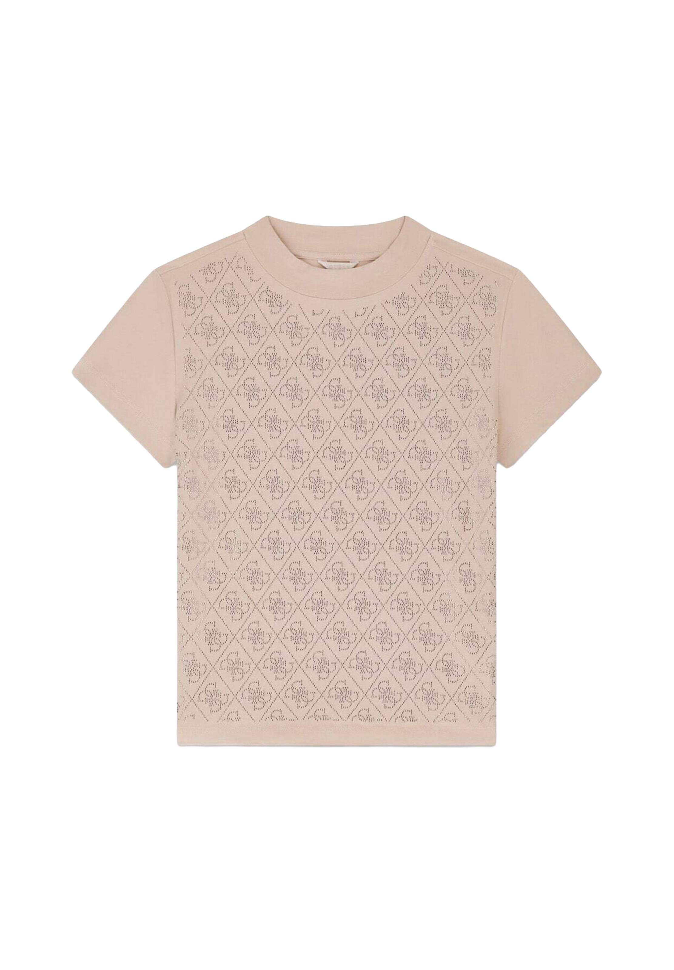 GUESS Футболка в Бежевый: спереди