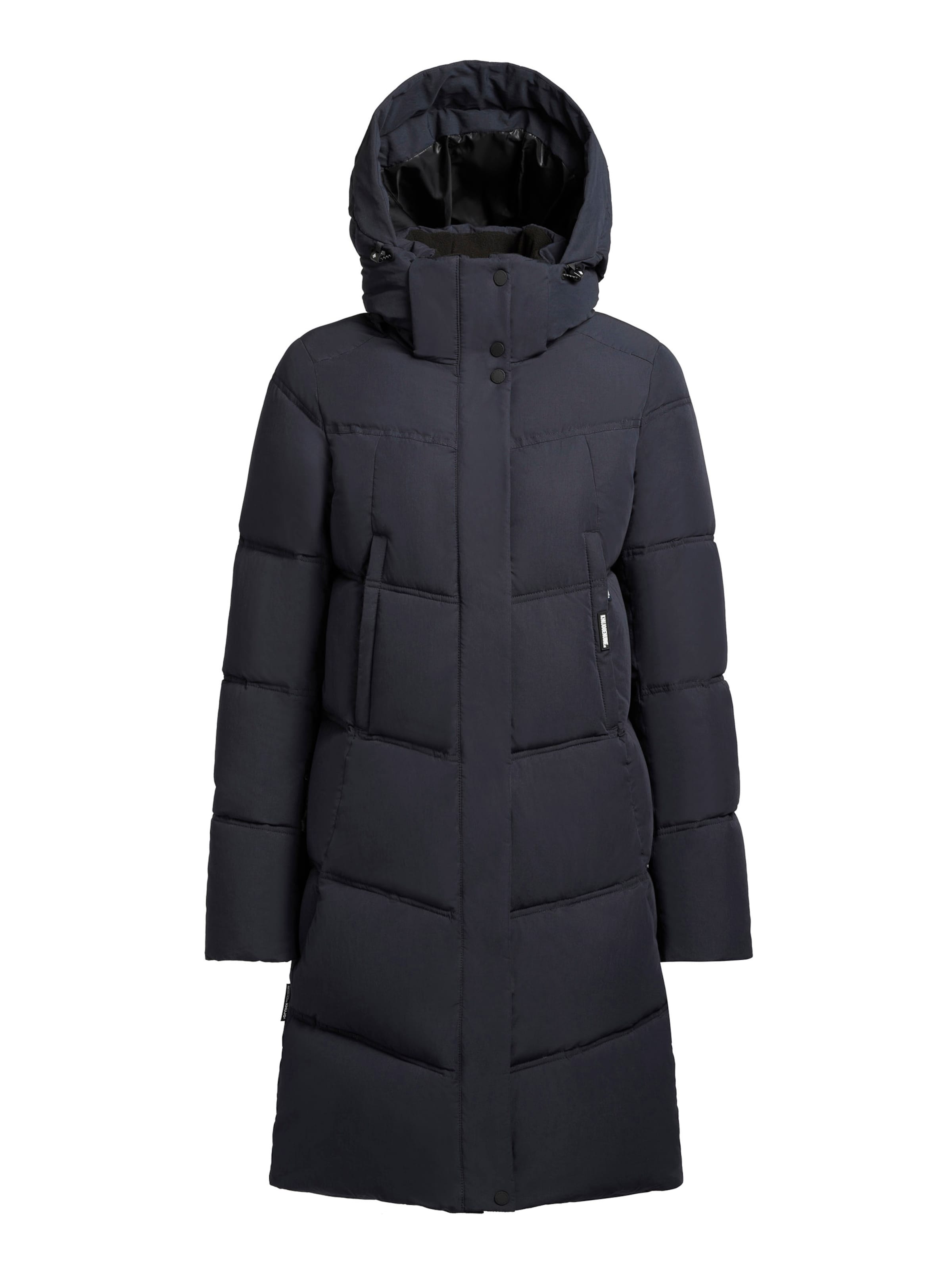 Dkny hooded cinch bottom cocoon puffer coat online