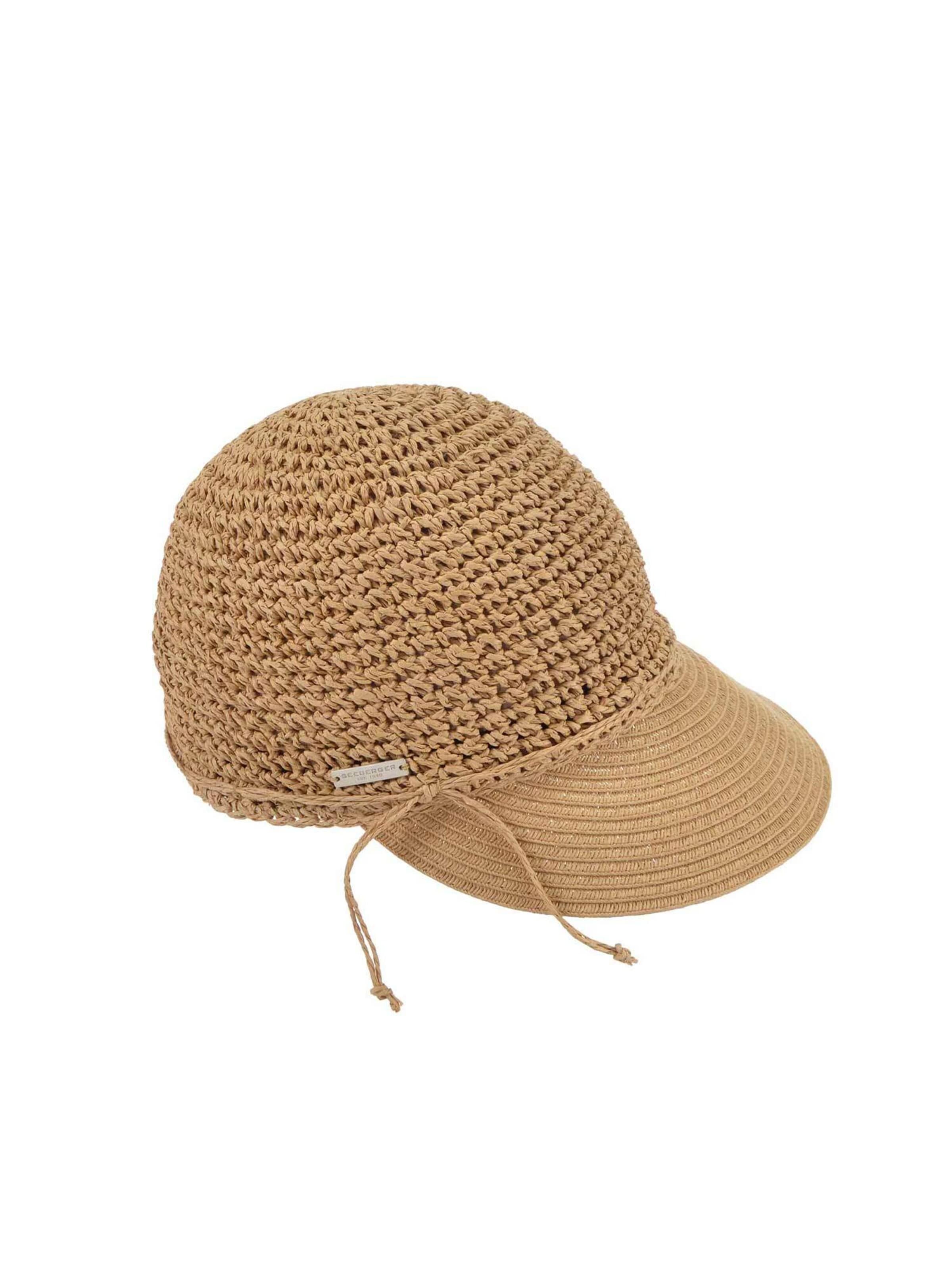 Seeberger Cap 'Cap' in Brown: front