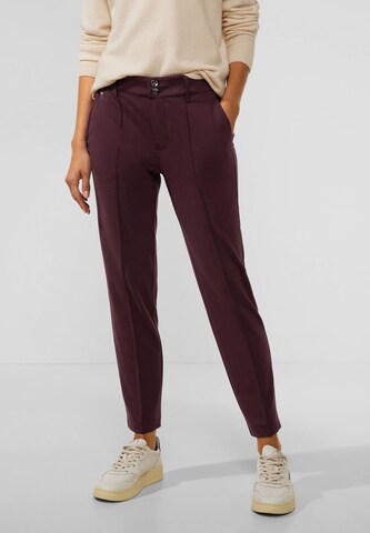 STREET ONE Regular Chino Pants in Purple