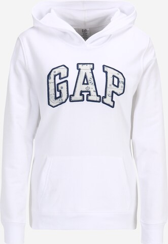 Gap Tall Sweatshirt in White: front