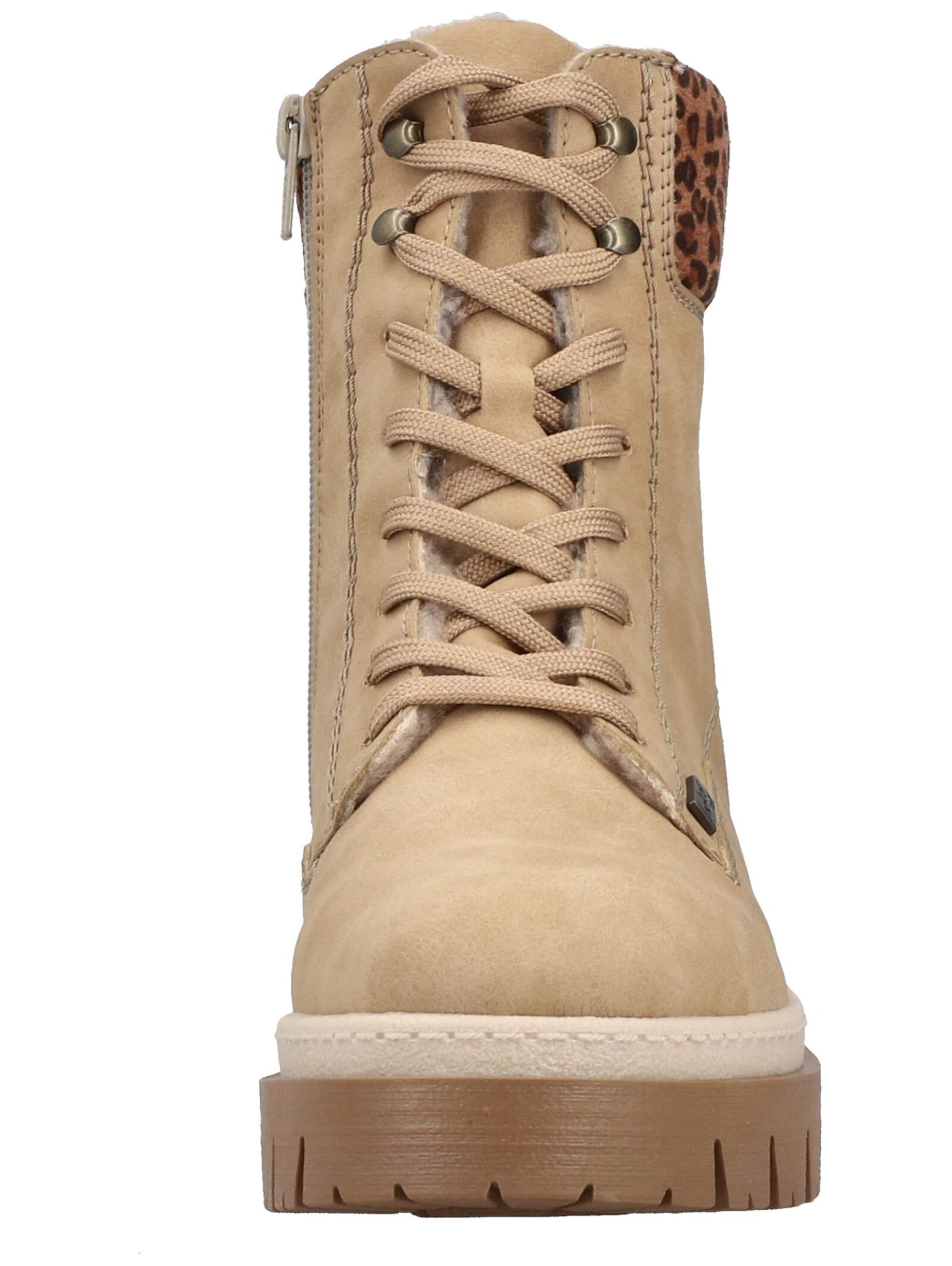 Rieker Gležnarji z vezalkami | bež barva