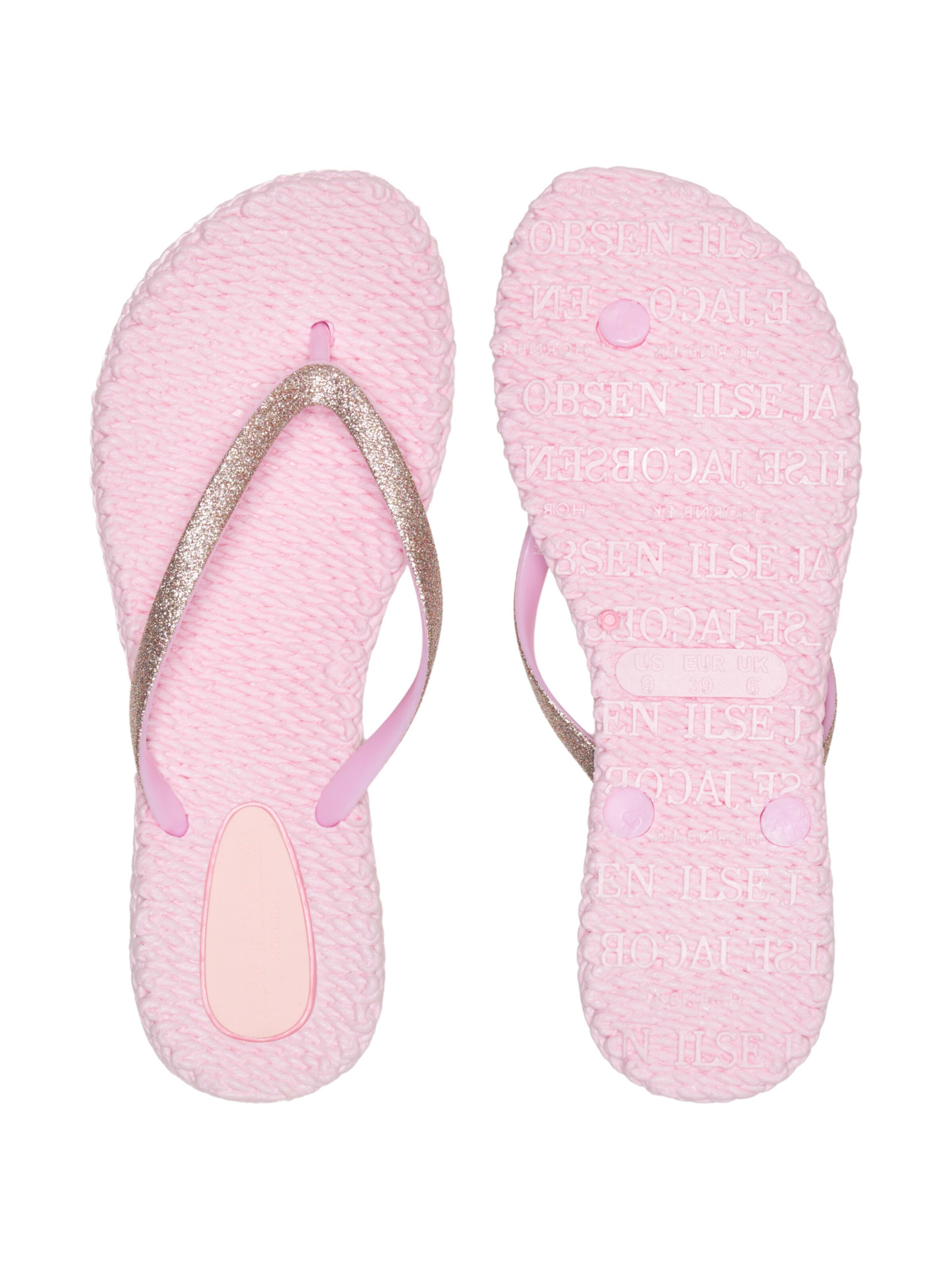 ILSE JACOBSEN T-bar sandals in Pink