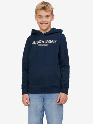 Jack & Jones JuniorSweater majica 'Lakewood' - plava boja: prednji dio