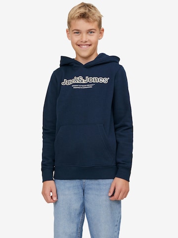 Jack & Jones Junior Sweatshirt 'Lakewood' in Blauw: voorkant